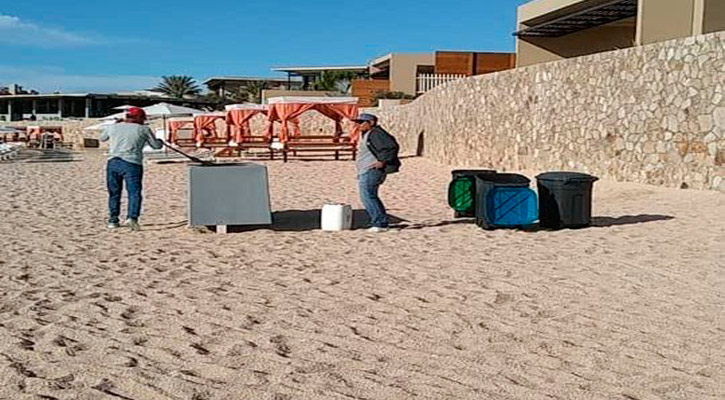 Refuerzan la limpieza de playas y litorales en CSL