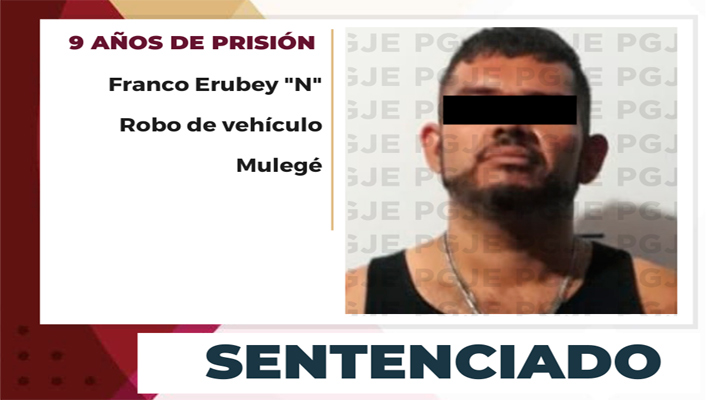 Sentencian 9 años de prisión a culpable de robo de vehículo en Punta Abreojos
