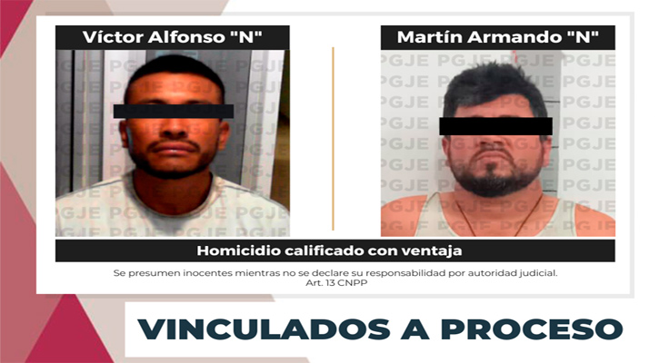 Vinculados a proceso y en prisión por homicidio calificado con ventaja en SJC