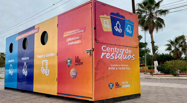 Responden bien los paceños a depósitos de basura para reciclaje, dice Alcaldesa