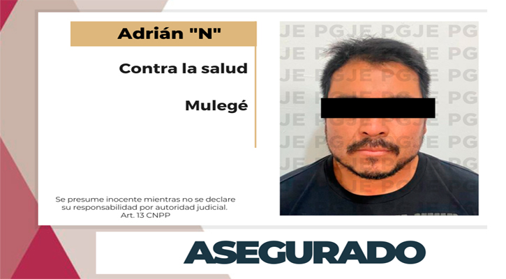 Aseguran a sujeto con 500 dosis de cristal en Santa Rosalía