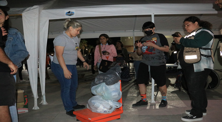 Recolectaron más de tonelada y media de residuos en el primer Reciclatón UABCS