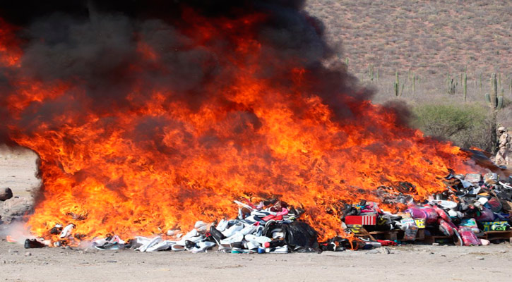 Destruyeron 4,500 dosis de enervantes y más de 52 mil unidades de material apócrifo