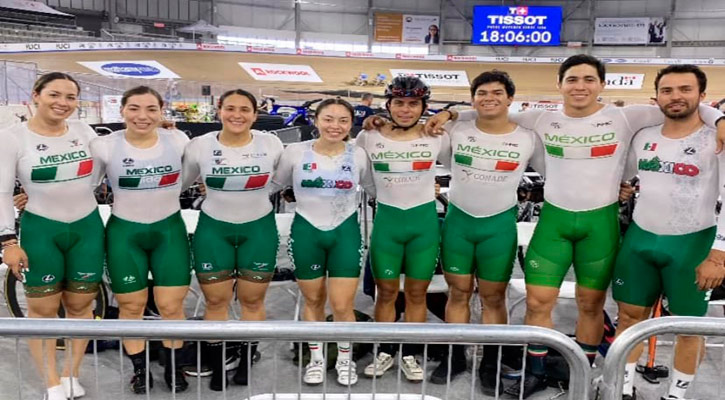 Presentes ciclistas de BCS en la Copa de Naciones de Pista