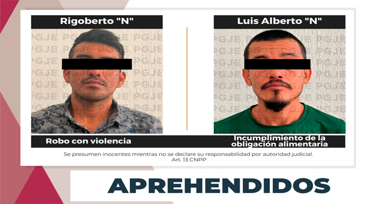 Aprehenden a dos sujetos por diversos delitos en SJC