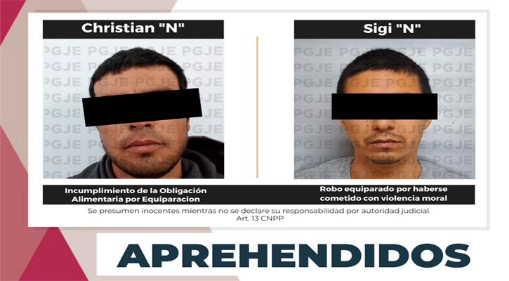 Aprehenden a par de sujetos por la comisión de delitos en La Paz y Guerrero Negro