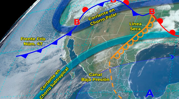 Anuncian presencia de un frente frío esta Semana Santa en BCS