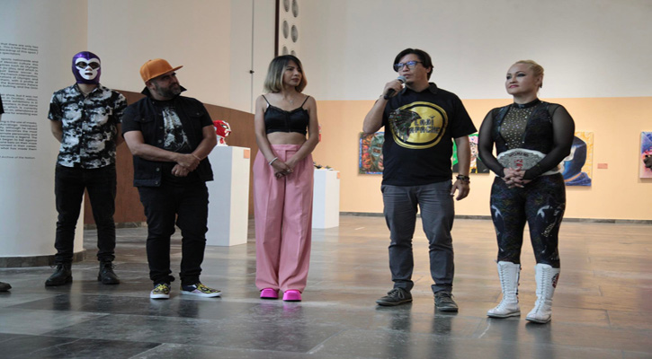 Invitan a visitar la exposición “Luchería nacional: el arte de la lucha libre mexicana”