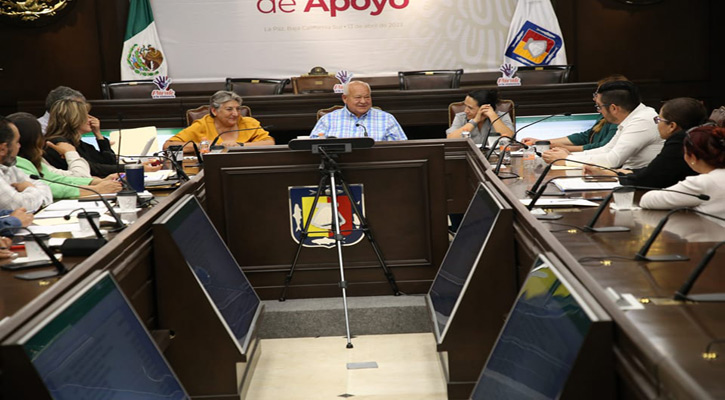 Abordan temas de la aplicación de recursos en programas, obras y acciones para fortalecer la infraestructura de BCS