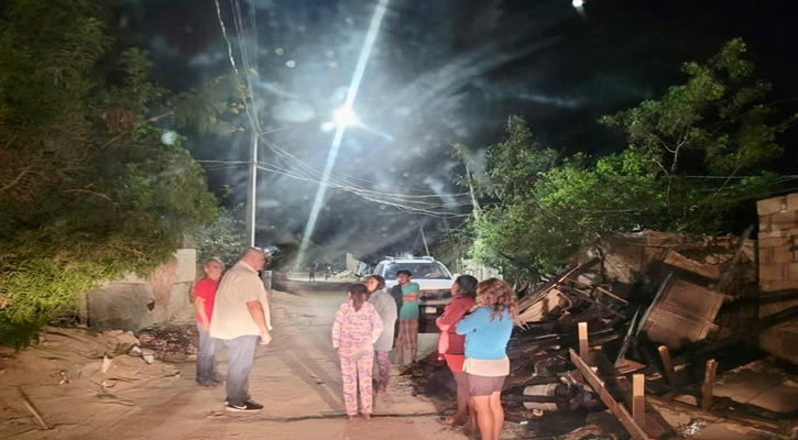Atiende DIF Los Cabos a familias afectadas por incendio ocurrido en vivienda de CSL