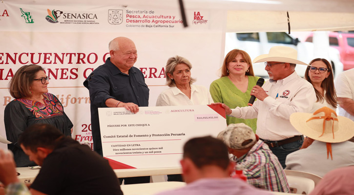 Anuncia el Gobernador la implementación del Seguro Ganadero en BCS