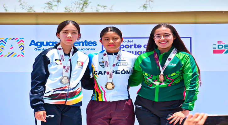 Obtuvo la ciclista Andrea Robles medalla de plata para BCS en los Nacionales Conade
