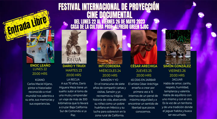 Celebrará el Cine Club Documental su treceavo aniversario con proyecciones para toda la familia en SJC
