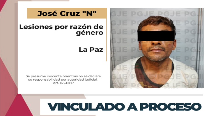 Vinculado a proceso por lesiones en razón de género en La Paz