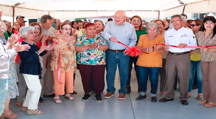 Entregó el Gobernador primera etapa del edificio de la Asociación de Pensionados y Jubilados en Comondú