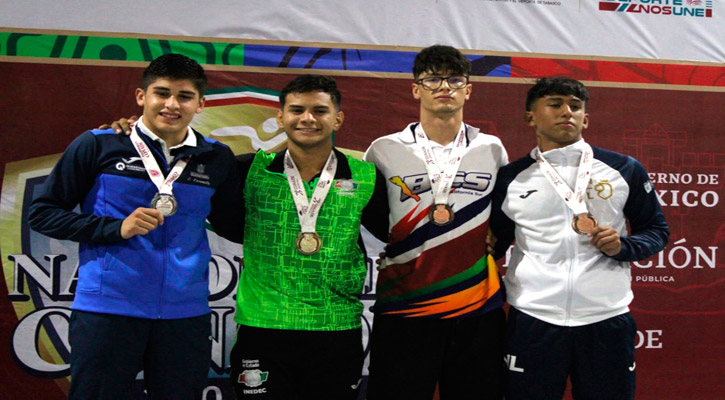 Suma luchas asociadas de BCS 1 medalla de plata y 2 de bronce los Nacionales Conade