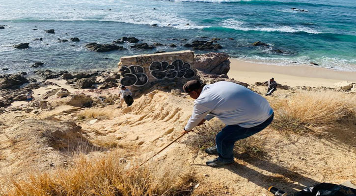 Realizan labores de limpieza en zonas adyacentes a las playas en Los Cabos