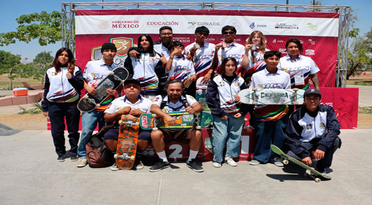Se despidió BCS del skateboarding con 2 platas y 1 de bronce más en los Nacionales Conade