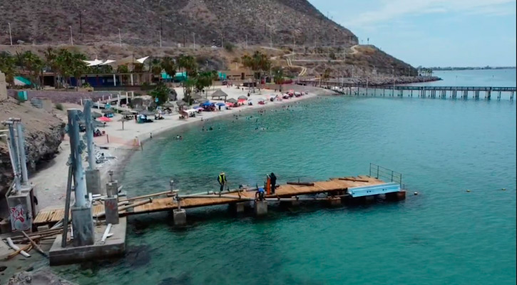 Retiran tobogán del parque acuático El Coromuel