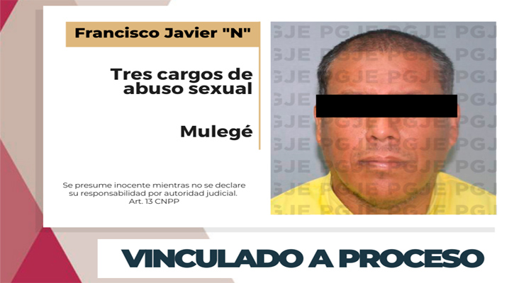 Vinculado a proceso por tres cargos de abuso sexual contra menor en Santa Rosalía