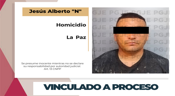 Vinculado a proceso por homicidio en La Paz
