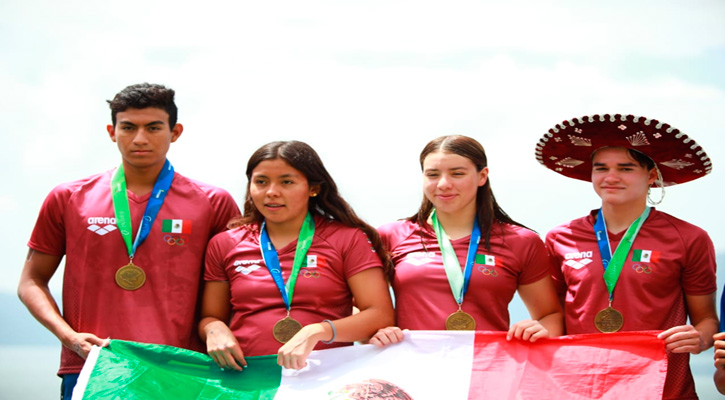 Logra Jack Gaxiola medalla de oro en el Campeonato Centroamericano y del Caribe de Natación en aguas abiertas