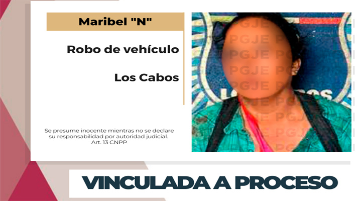 Prisión preventiva para mujer que robó una patrulla en CSL