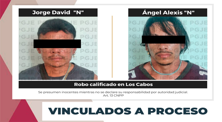 Prisión preventiva para par de sujetos por robo en CSL
