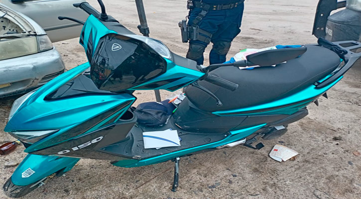 Detienen a sujeto por robo de una motocicleta en CSL y recuperaron una más