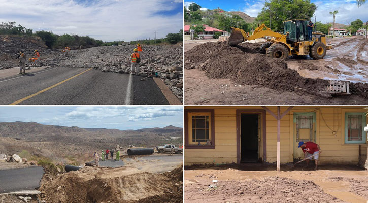 “Hilary”; después de la tempestad viene la reconstrucción en Mulegé