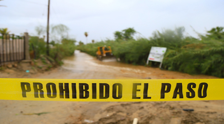 Recomiendan en Los Cabos no intentar cruzar arroyos