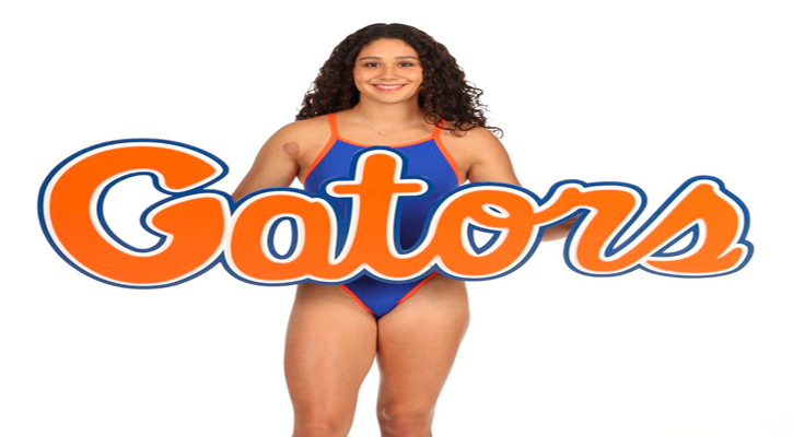 Debuta Camyla Monroy con la Universidad de Florida con par de medallas de oro