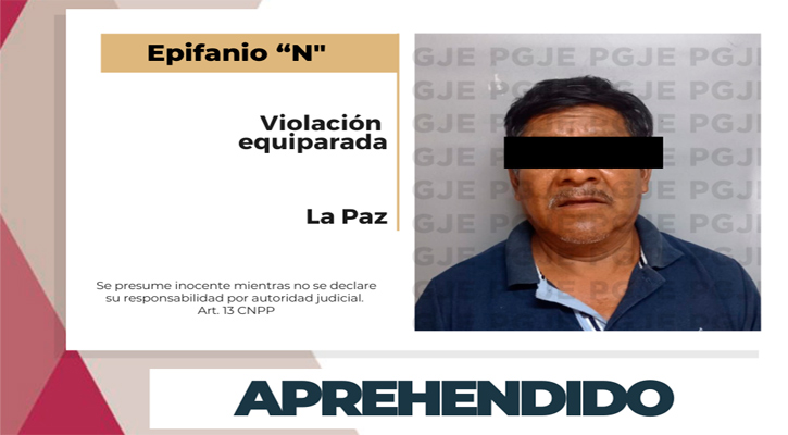 Aprehenden a imputado por dos cargos de violación equiparada en La Paz