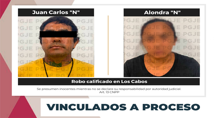 Vinculados a proceso por robo cometido por 2 personas en SJC Vinculados a proceso por robo cometido por 2 personas en SJC