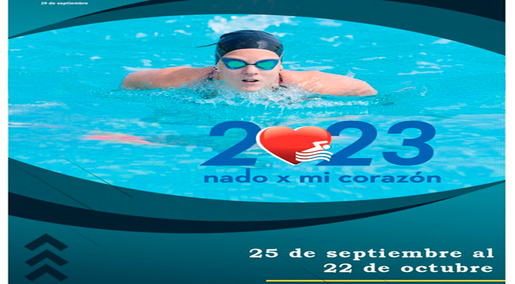 Invitan a participar en la campaña “Nado x Mi Corazón”