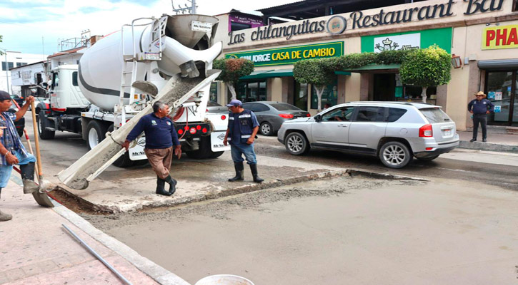 Se retomó el Programa Permanente de Bacheo en CSL Se retomó el Programa Permanente de Bacheo en CSL