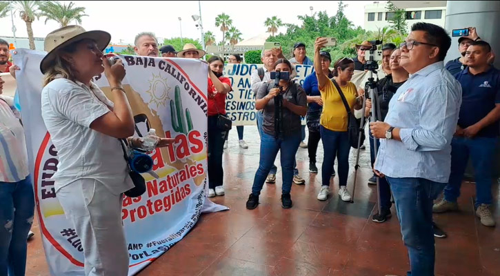 "Es burla esto; es un robo", dicen ejidatarios que se oponen a que Sierras La Giganta y Guadalupe sean Áreas Naturales Protegidas