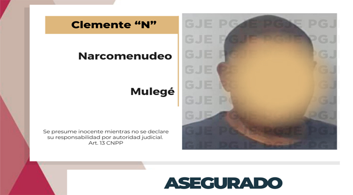 Aseguran a “El Chichi” con un arma y más de 2 mil dosis de droga en Vizcaíno