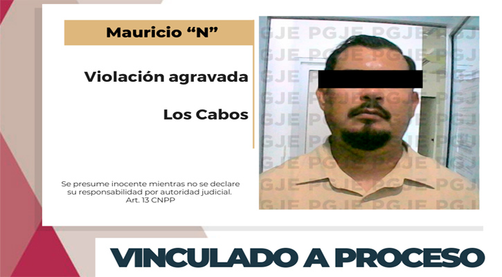 Vinculado a proceso por violación en SJC