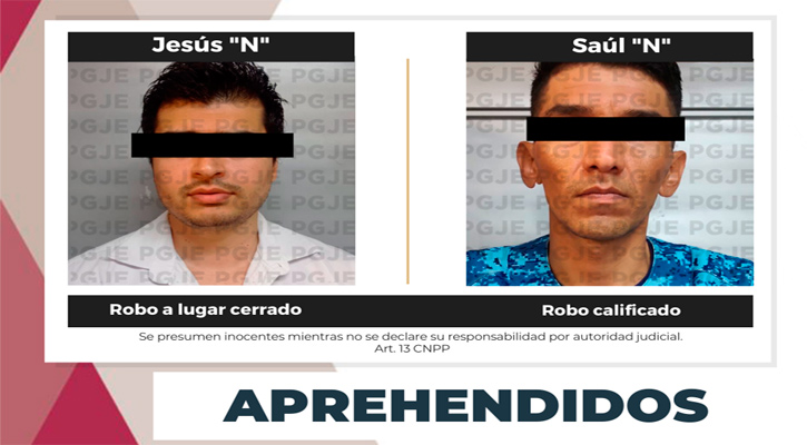 Aprehenden a 2 sujetos por hechos delictivos en Comondú y La Paz  