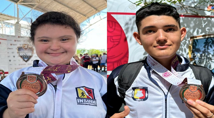 Empezó la cosecha de medallas para BCS en los Paranacionales Conade 2023