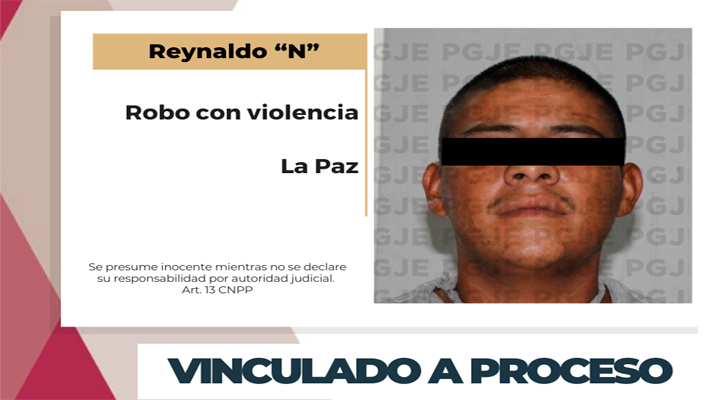 Prisión preventiva a sujeto por robo con violencia en CSL