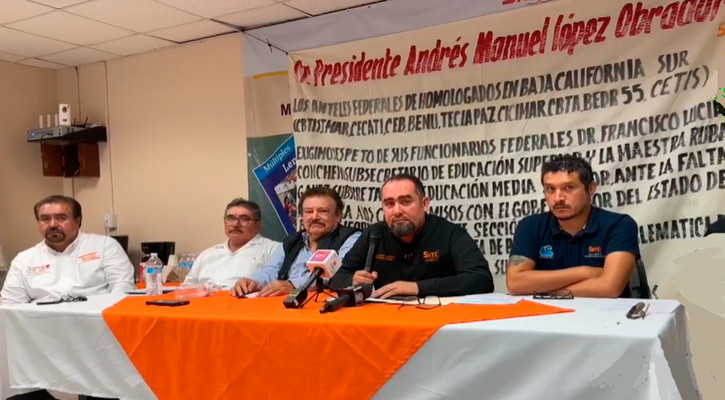 Expone SNTE caos y desatención en educación media superior y superior de BCS