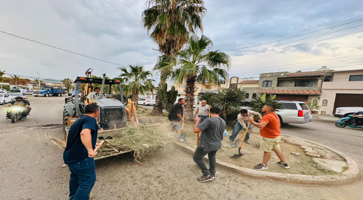 Intensifican limpieza de Los Cabos con jornadas vespertinas