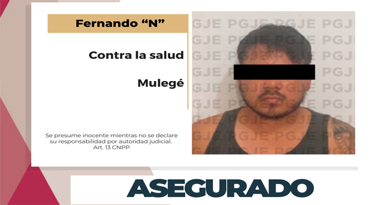 Aseguran a “El Borrego” con 800 dosis de metanfetamina en Santa Rosalía