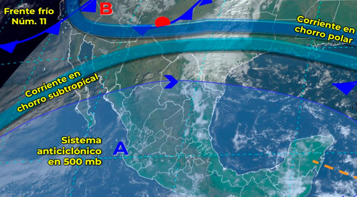 Descenderá la temperatura esta semana en BCS por frente frío y onda polar