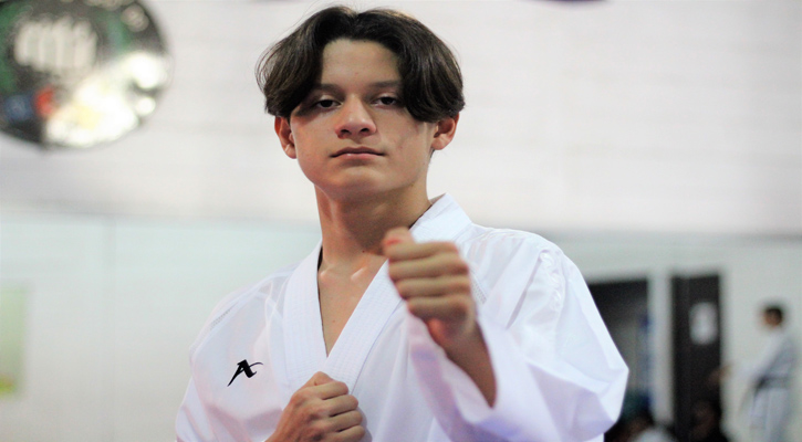 Prepara Daniel Cruz salida a la Youth League de Karate a Italia