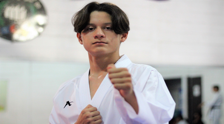 Prepara Daniel Cruz salida a la Youth League de Karate a Italia Prepara Daniel Cruz salida a la Youth League de Karate a Italia