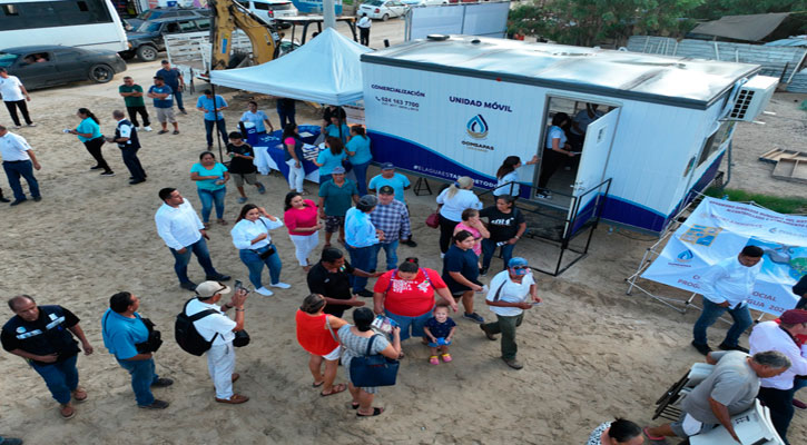 Convocan a habitantes de La Ballena a realizar su contrato del servicio de agua potable