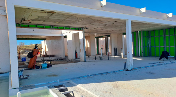 Supervisan que obra que se realiza en La Ribera cumpla con las disposiciones legales